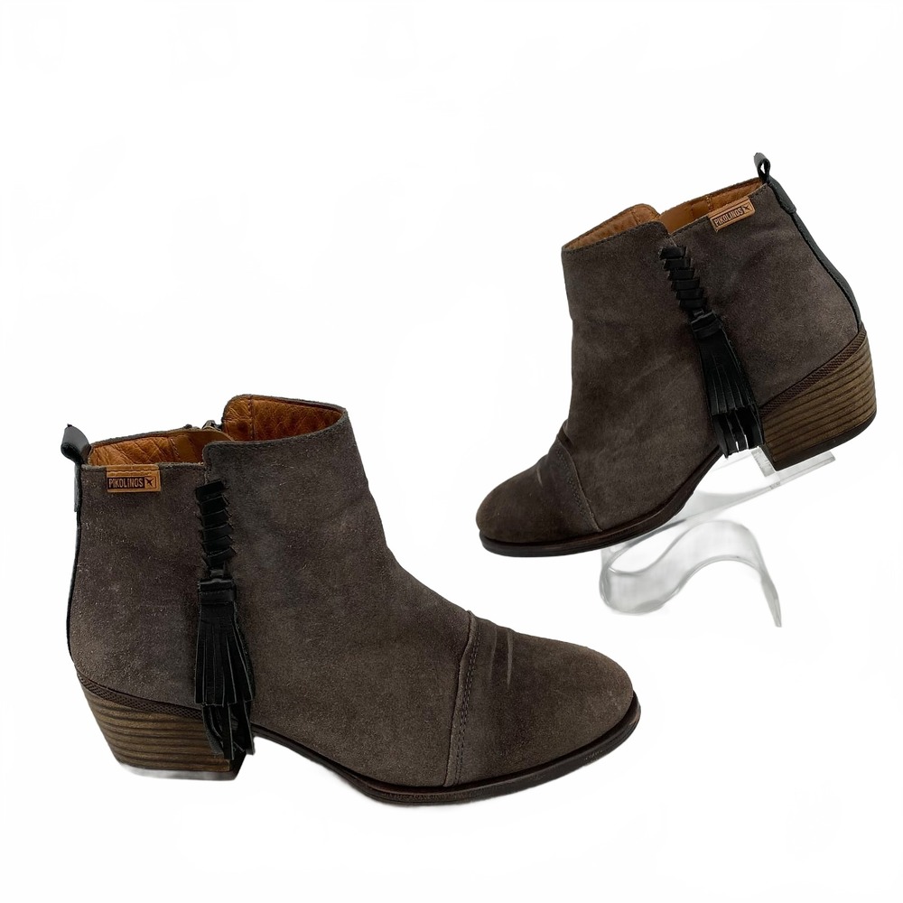 PIKOLINOS Gray Ankle Boots | Womens 39EU